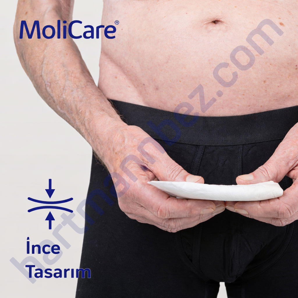 Hartmann MoliCare Premium Men Pad 2 Damla Erkek Mesane Pedi 12 Paket 168 Adet (Aktif)