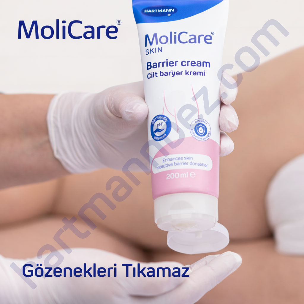 Hartmann MoliCare Skin Barrier Cream 200 ml Çinko İçermeyen Bariyer Krem