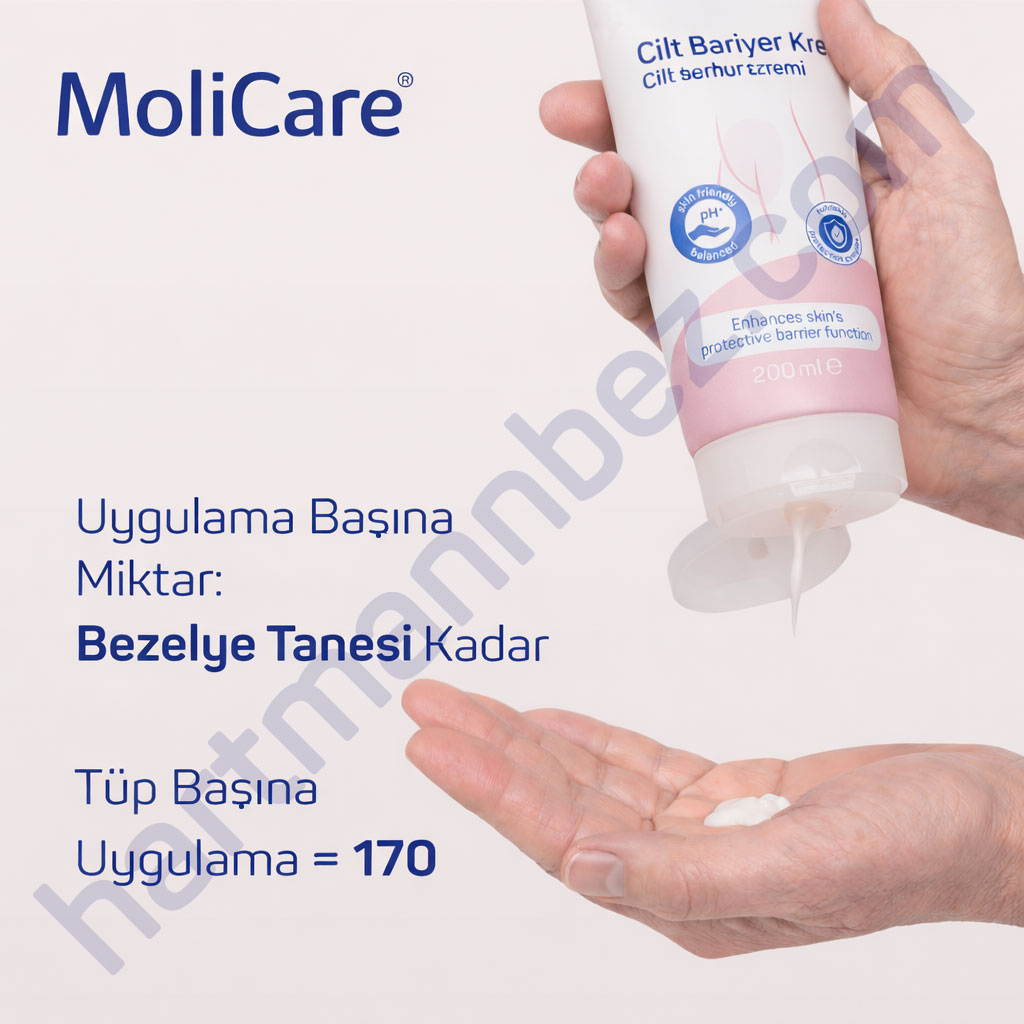 Hartmann MoliCare Skin Barrier Cream 200 ml Çinko İçermeyen Bariyer Krem