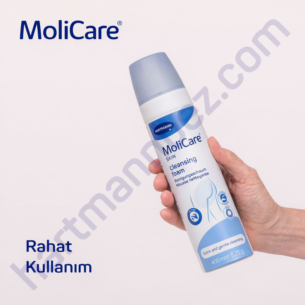 Hartmann MoliCare Skin Cleansing Foam 400 ml 12'li Koli Temizlik Köpüğü
