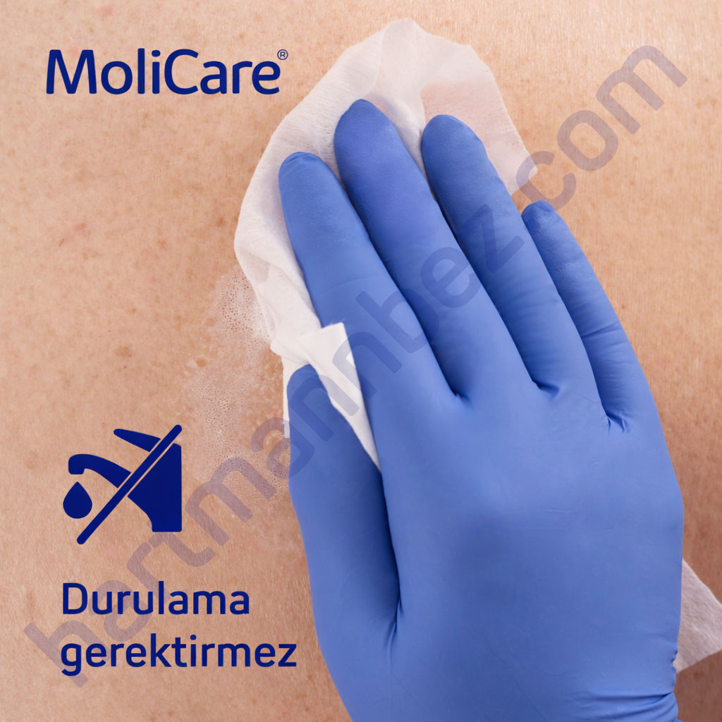 Hartmann MoliCare Skin Temizleme Mendili 50'li 12 Paket (600 Adet) Hassas Cilt Islak Mendil